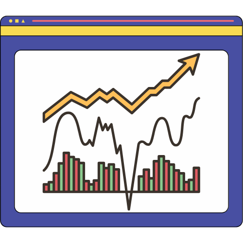 Screen with Chart